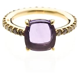 Pomellato Nudo Ring aus Roségold mit Amethyst und Diamanten