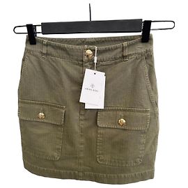 Falda Anine Bing de algodón verde XS