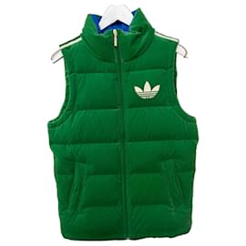 Chaleco Adidas Terciopelo Verde Oscuro