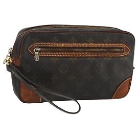LOUIS VUITTON Monogram Marly Dragonne GM Clutch Bag M51825 LV Auth BA11672