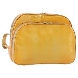LOUIS VUITTON Monogram Vernis Marley Backpack Gris M91038 LV Auth ARZ451