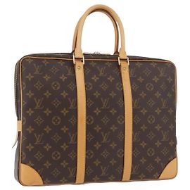 LOUIS VUITTON Monogram Porta Documenti da Viaggio Borsa Business M53361 Auth ep13924