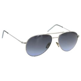 Occhiali da sole GUCCI in metallo blu Auth bs34197