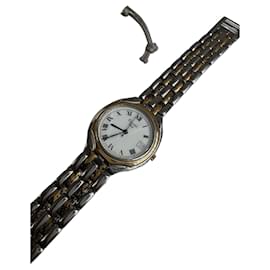 Orologio al Quarzo Bicolore Vintage Dior Argento Oro