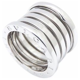 Bulgari Anello B.zero1 5 bande in oro bianco 18K Bvlgari