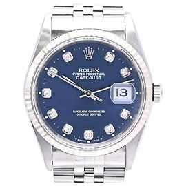 Relógio Masculino Rolex Datejust 10P Diamante 16234G