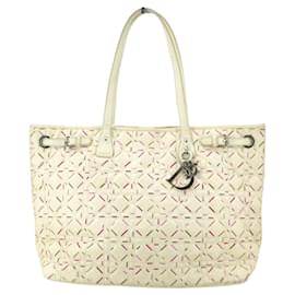 Christian Cannage Canvas Panarea Schultertasche - Dior