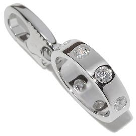 Cartier Pendente Charm Baby Love in K18WG con Diamanti Completi