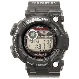Autre Marque Casio G-SHOCK FROGMAN GWF-1000-1JF Uhr mit schwarzem Digitalzifferblatt