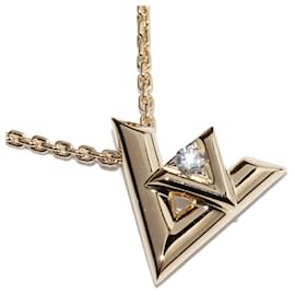 Louis Vuitton Collana Pendente LV Volt One PM in Oro Giallo 18K Q93805