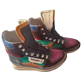 Tênis multicoloridos Dsquared2