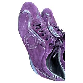 Salvatore Ferragamo Sneakers in camoscio viola