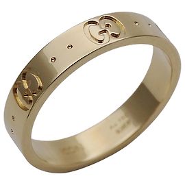 Anello a fascia in oro giallo 18K Gucci