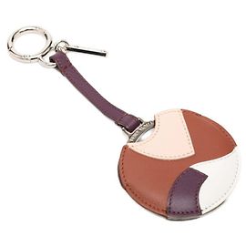 Portachiavi in pelle e metallo multicolore Fendi