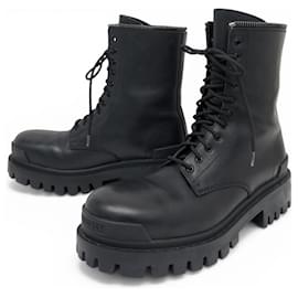 BOTAS DE COMBATE MASTER BALENCIAGA 664709 40.5 41.5 ZAPATOS RANGERS