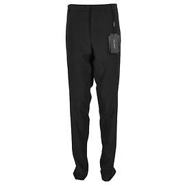 Pantaloni dritti in lana nera Dolce & Gabbana