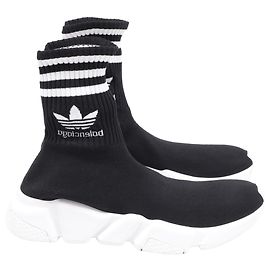 Zapatillas Speed Trainer Balenciaga x Adidas en Poliéster Negro