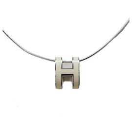 Collier en chaîne argenté Hermes Pop H - Hermès