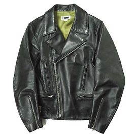 Autre Marque H BEAUTY&YOUTH Chaqueta Doble Riders de Cuero de Caballo
