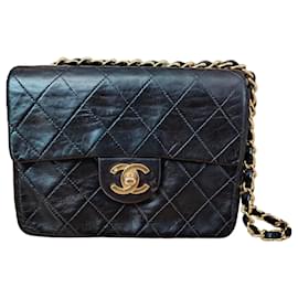 Chanel Mini Timeless Borsa in pelle trapuntata nera