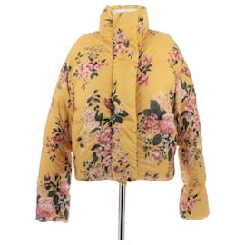 Canada Goose Giacca gialla reversibile con fiori