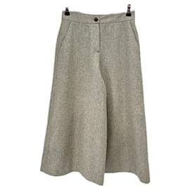 Vanessa Seward Bermuda Shorts aus Flanell Beige