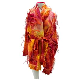 Alanui Wollcardigan Orange Größe S