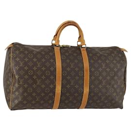 Borsa Keepall Louis Vuitton in tela Monogram 55