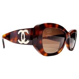 Occhiali da Sole Chanel Rettangolari Marrone Tartaruga - 5493 - c.1295/S9