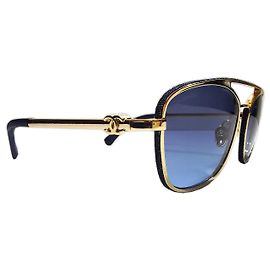 Occhiali da sole Chanel pilota in metallo dorato - 2025 - 4290-Q c.125/S2