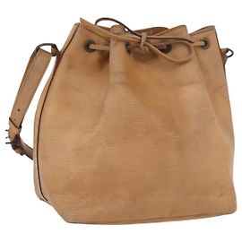 LOUIS VUITTON Epi Petit Noé Borsa a Spalla Beige M44106 LV Auth ti3798