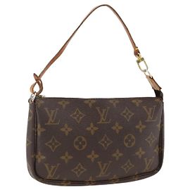 LOUIS VUITTON Pochette Accessori Monogram M51980 LV Auth ARZ704