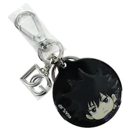 Dolce & Gabbana DOLCE&GABBANA Schlüsselanhänger Fushiguro Megumi Charm Metall Schwarz Auth 174026SM