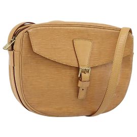LOUIS VUITTON Borsa a Spalla Epi Jeune Fille MM Beige M52156 LV Auth ARZ487