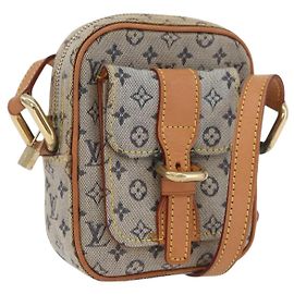 LOUIS VUITTON Borsa a Spalla Monogram Mini Juliet PM Blu M92005 LV Auth BSZ132