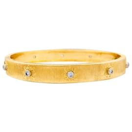 Bracciale Buccellati "Macri Classica", in due toni d'oro e diamanti.