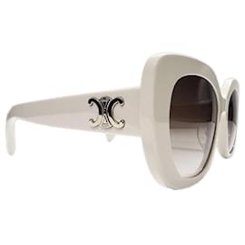 Gafas de sol Céline Triomphe marfil ovaladas - CL40226U 25F