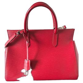 Borsa a mano Louis Vuitton Marly MM Epi Fucsia