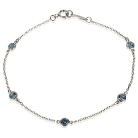 Bracciale Color By The Yard in Platino Acquamarina Elsa Peretti di Tiffany & Co.