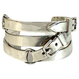 Hermes Silver 925 Bangle Bracelet - Hermès