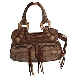 Borsa Maliparmi in pelle marrone