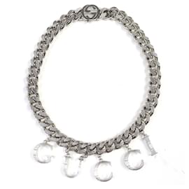 Collana Gucci Script Logo G intrecciata Accessori