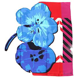 Foulard in seta floreale D-Flower pop di Christian Dior