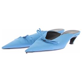 Mule di raso blu - Balenciaga