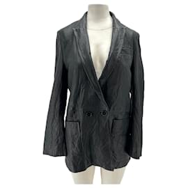 Zadig & Voltaire Lederblazer Schwarz