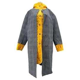 Gelbe und graue Jacke mit wattierter Futter - Autre Marque