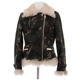 Burberry Tarnjacke aus echtem Pelz