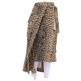 Jacquemus Falda larga de leopardo "La Collectionneuse"