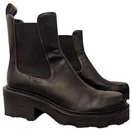 Botas Chelsea Territory Louis Vuitton - Cuero de ternera negro & Monograma