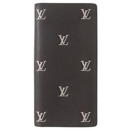 Louis Vuitton LV Blazon Portefeuille Brazza NM - Black Long Wallet